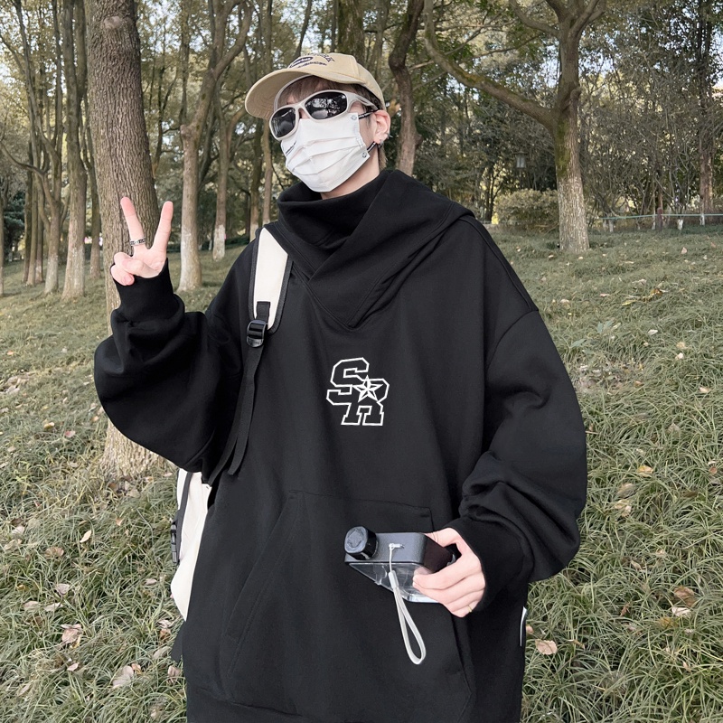 Áo Hoodie cotton Dày Dáng Rộng Thời Trang Cao Cấp Cho Nam Nữ
