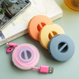 Dụng cụ tổ chức cáp có thể xoay Hộp lưu trữ Kẹp cố định cáp dữ liệu Bộ tổ chức cáp dữ liệu sạc