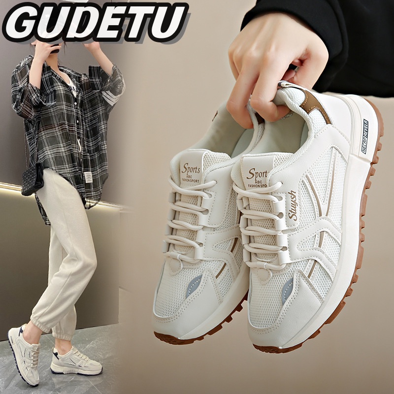 GUDETU  Giày Thể Thao Đế Dày Thoáng Khí Phong Cách Hàn Quốc Thời Trang Cho Nữ
