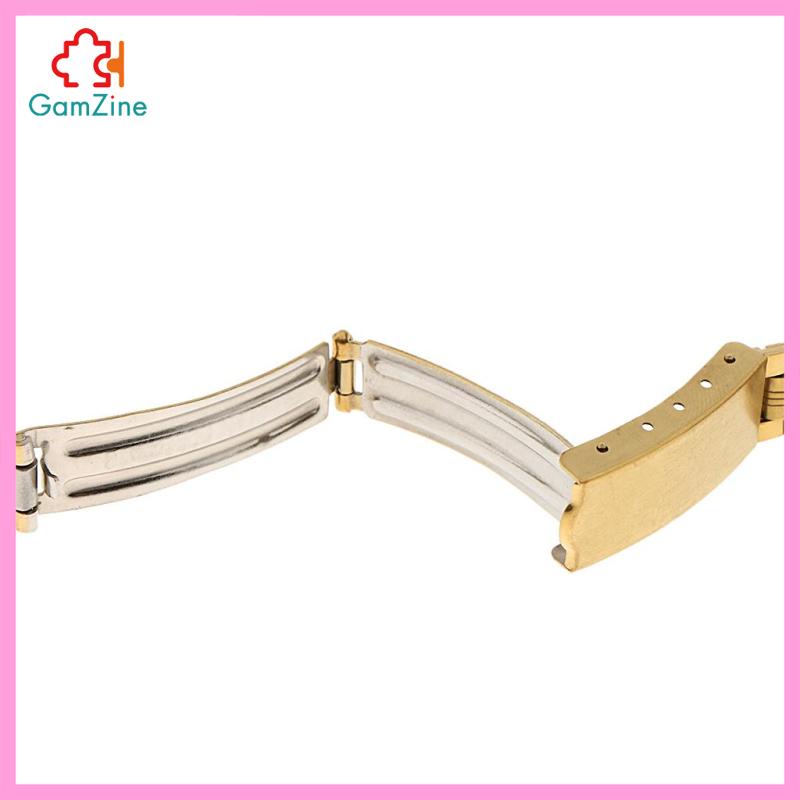 Dây Đồng Hồ Thay Thế Bằng Thép Không Gỉ Mạ Vàng 12mm lzdxwcke2 Dành Cho Nam