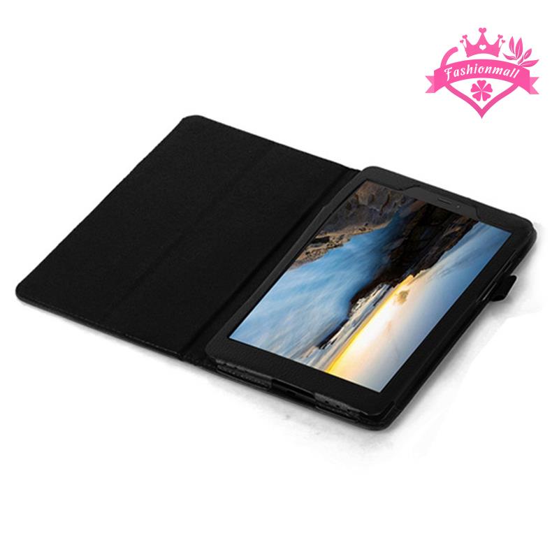 Bộ 2 Ốp Máy Tính Bảng Bằng pc Màu Đen Nắp Lật Có Giá Đỡ Cho lenovo tab m7 tb-7305f / 7305x 7-inch