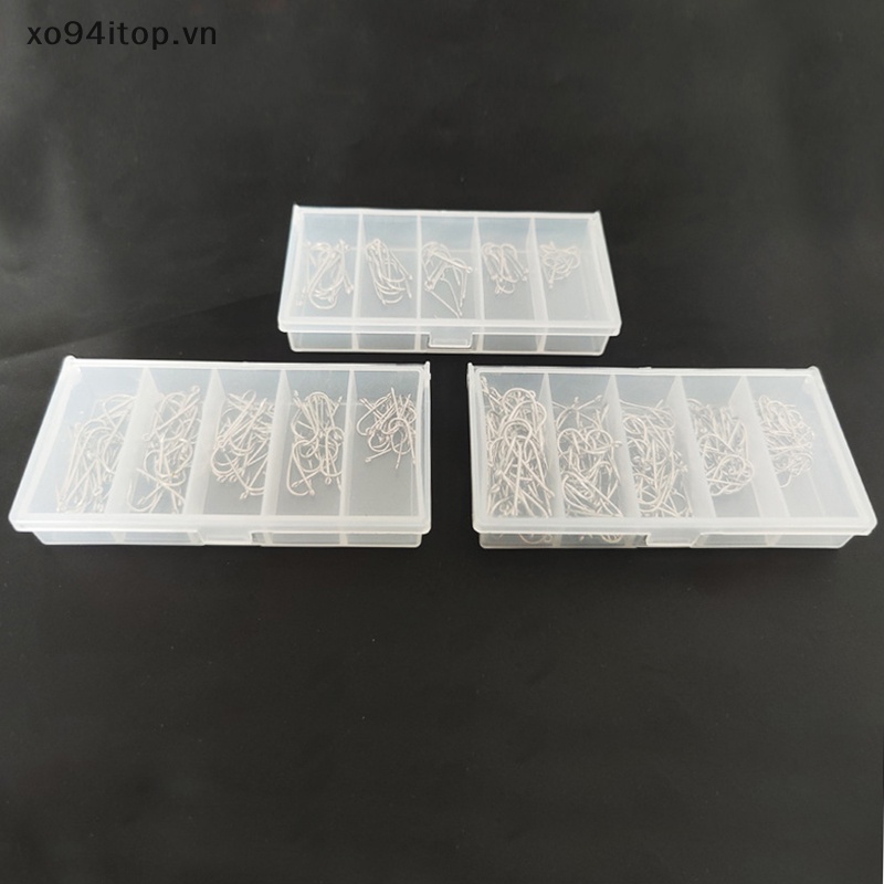 Xoitop Bộ Móc Câu Cá Cán Dài Có Lỗ 50 / 200 barb