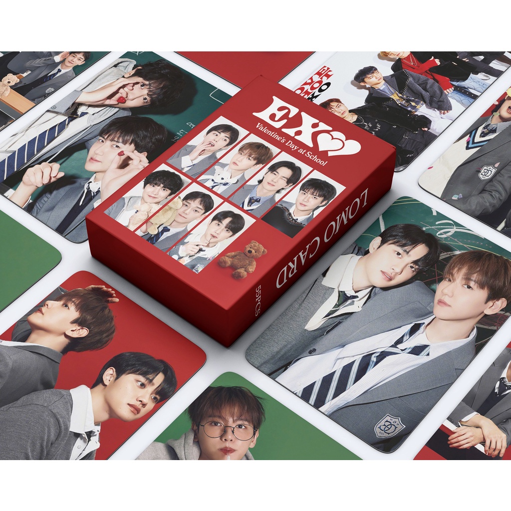 EXO Album Valentine's Day At School Photocard EXO EXIST Cream Soda Lomo Card Postcard