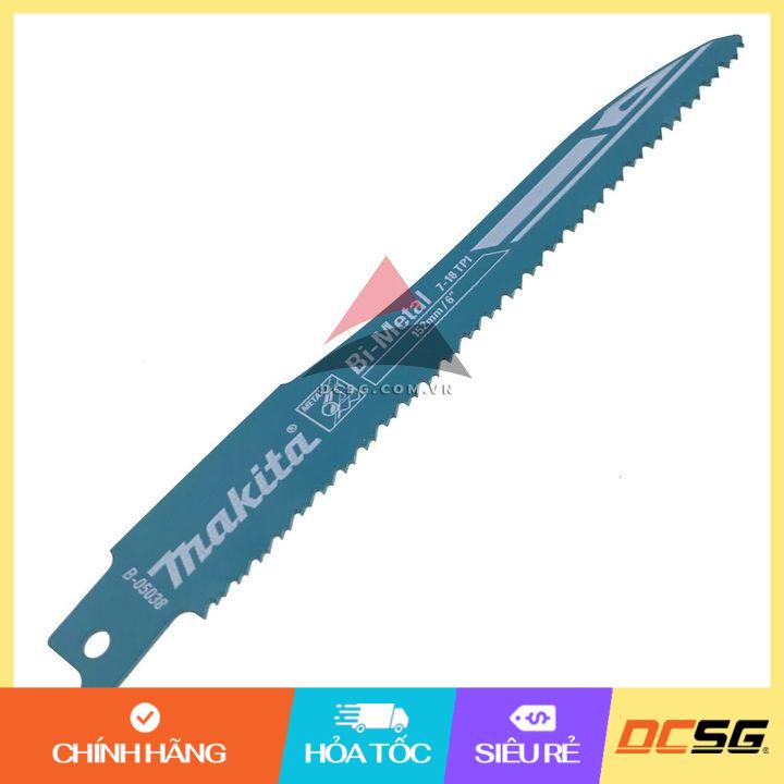 Lưỡi cưa kiếm kim loại 152x18x0.9mm Makita B-05038 (1 lưỡi) | DCSG