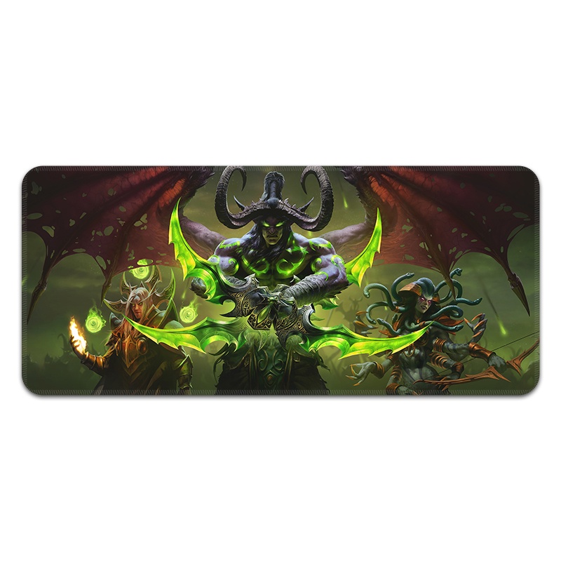 Tấm Lót Chuột Và Bàn Phím Chơi game In Hình anime world of warcraft Cỡ Lớn Tiện Dụng