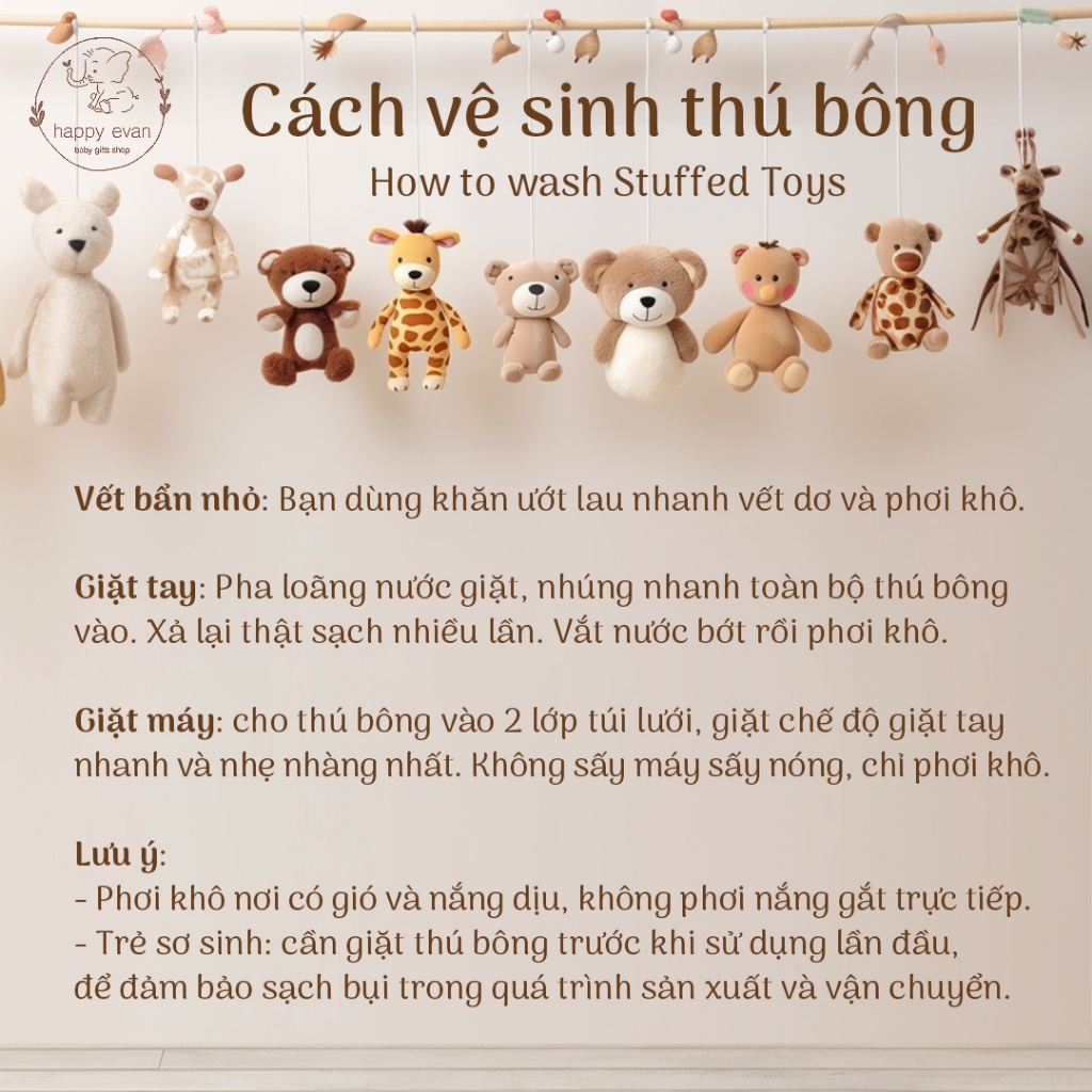 Thú Nhồi Bông Hình Gấu teddy Tai Dài bbsky Thỏ dou An Toàn Cho Bé