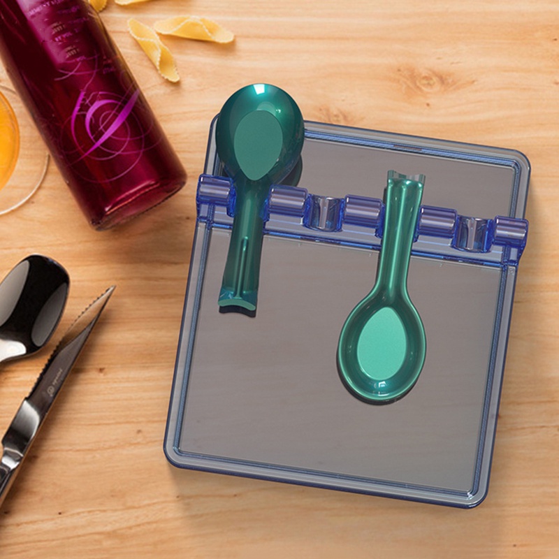 Spoon Fork Rest Holder Resin Mold Spatula Lid Rack Utensil Tray Silicone Molds