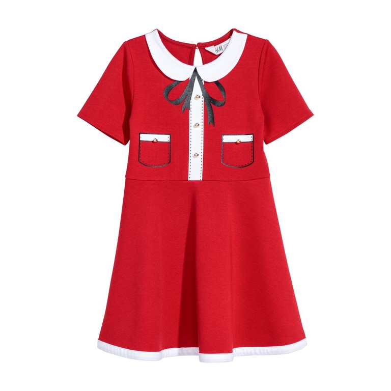 Đầm đỏ H&M xuất xịn cho bé