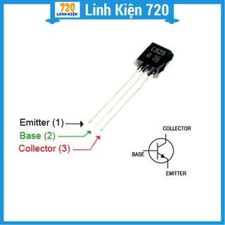 C828 TO-92 transistor NPN 0,1a 25v