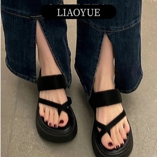 Liaoyue giày sandal nữ dép nữ giày cao gót nu dép nữ sandal đế cao nữ 2023new 24z23062103