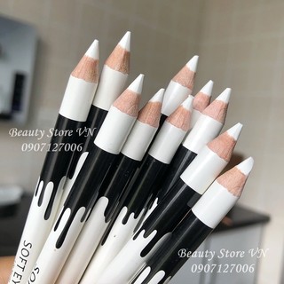 Bút chì kẻ mắt màu trắng cao cấp White Eyeliner Pencil | Gấu House