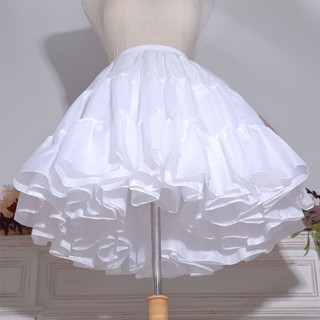 Chân Váy Lưới Pha Lê Không Xương Điều Chỉnh Được Phong Cách lolita jk Inner