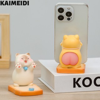Giá đỡ điện thoại KAIMEIDI hình chú heo hoạt hình sáng tạo cá tính để bàn