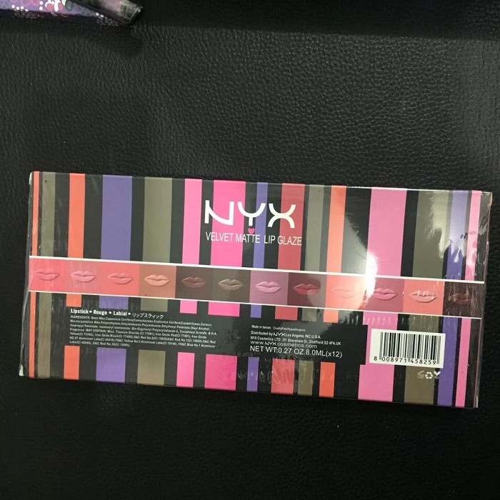 Set 12 Món Gồm Son Môi nyx / nyx / Có 12 Màu Thời Trang Đẹp Mắt