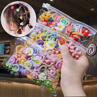 Dây Buộc Tóc Cao Su Đàn Hồi Tốt Không Đau Cho Bé Gái
