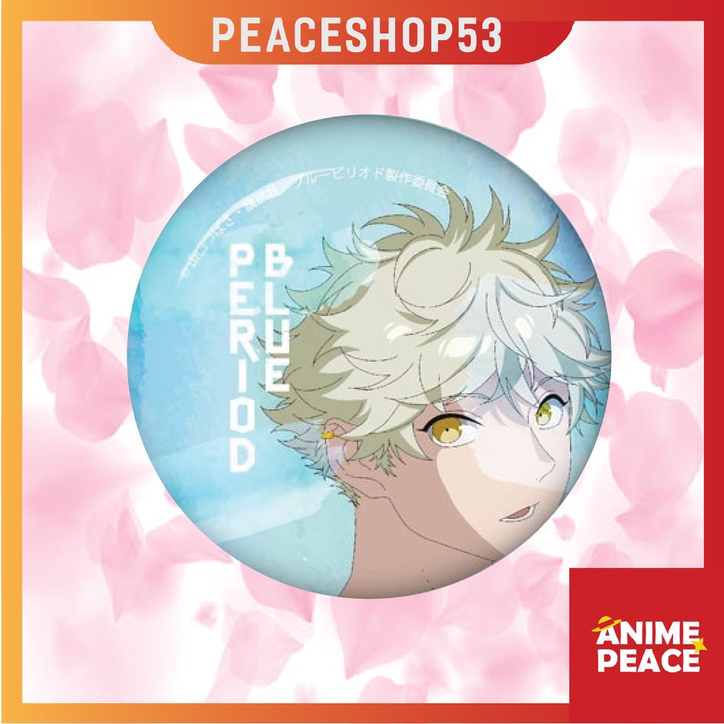 Huy hiệu Blue Period Lấp Lánh Huy Hiệu Anime Blue Period Phụ Kiện Anime Manga Ver 3 HH50