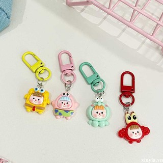 🌺xinyia🌺Móc khóa mặt Spongebob Squarepants dễ thương