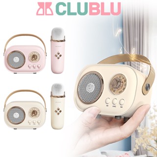  -CLUBLU- Loa Bluetooth Karaoke Mini 1 Micro Không Dây Retro HIFI Bass Mạnh Sang Trọng Nhỏ Gọn 