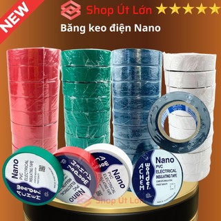 Băng keo điện nano, nhiều màu, 20yard 18 mét, 1 cây có 10 cuộn - siêu thị băng keo