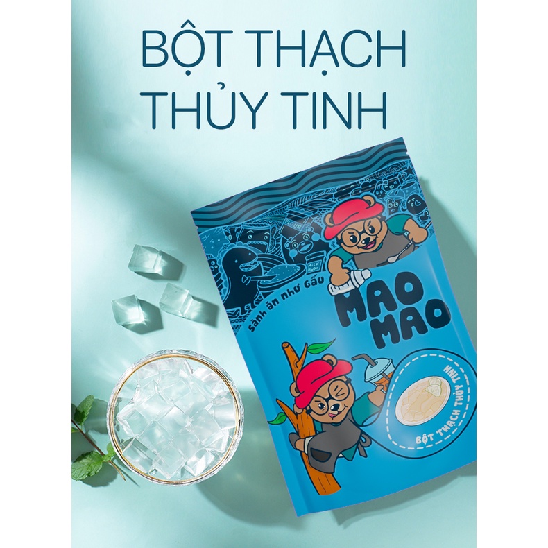 Gấu Maomao - Bột thạch thủy tinh