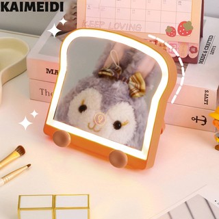 Kaimeidi Gương Trang Điểm Để Bàn Có Đèn led Gấp Gọn Tiện Dụng