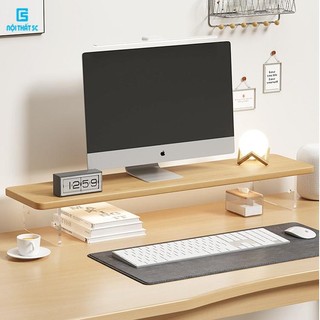 Kệ Kê Màn Hình Máy Tính Gamer Gỗ MDF Dễ Dàng Tháo Lắp Decor Bàn Làm Việc Gaming Trang Trí Bàn Làm Việc
