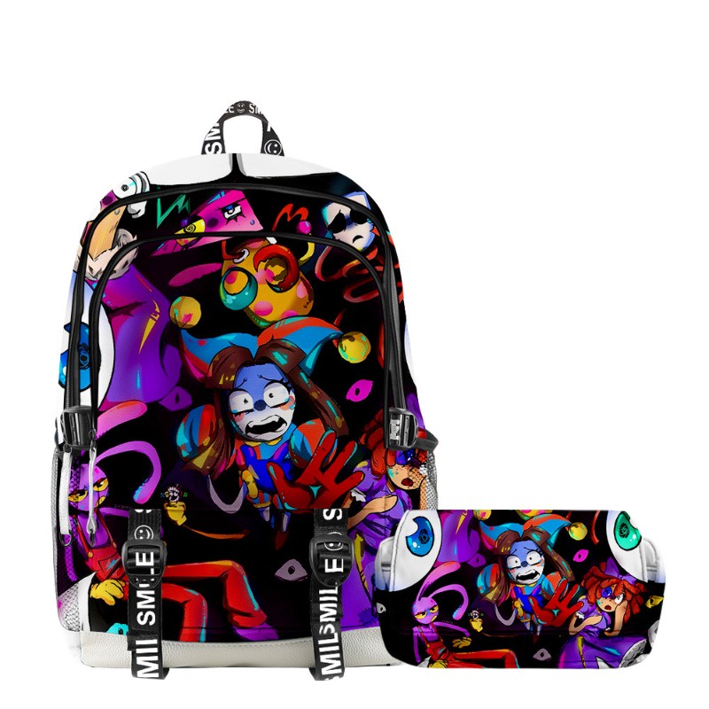 Amazing Digital Circus Magical Digital Circus Học sinh bắt đầu đi học Ba lô thời trang thông thường 