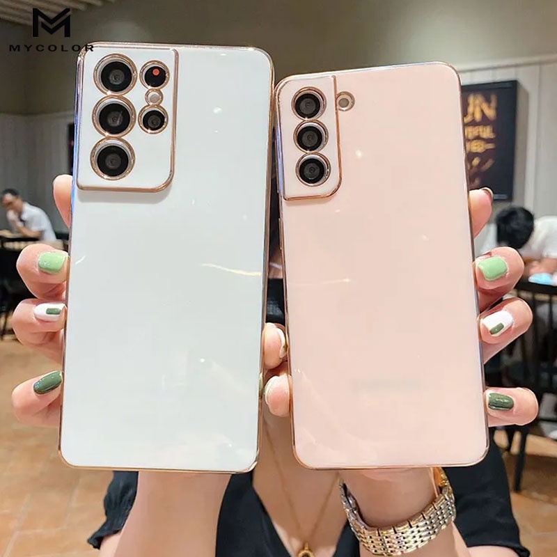 Ốp Điện Thoại TPU Mạ Màu Cho Samsung ss Galaxy A55 A35 A54 A34 A25 A24 A15 A14 5G 4G 2024