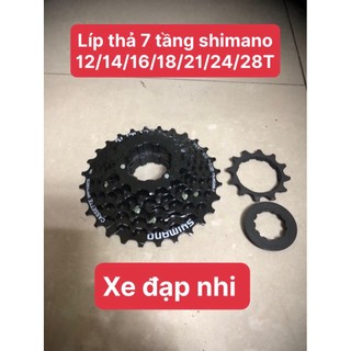 Líp thả 7 tầng , 8 tầng shimano .
