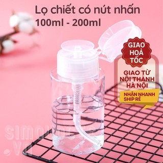 Lọ chiết mỹ phẩm toner có nút nhấn tiện lợi CCC03