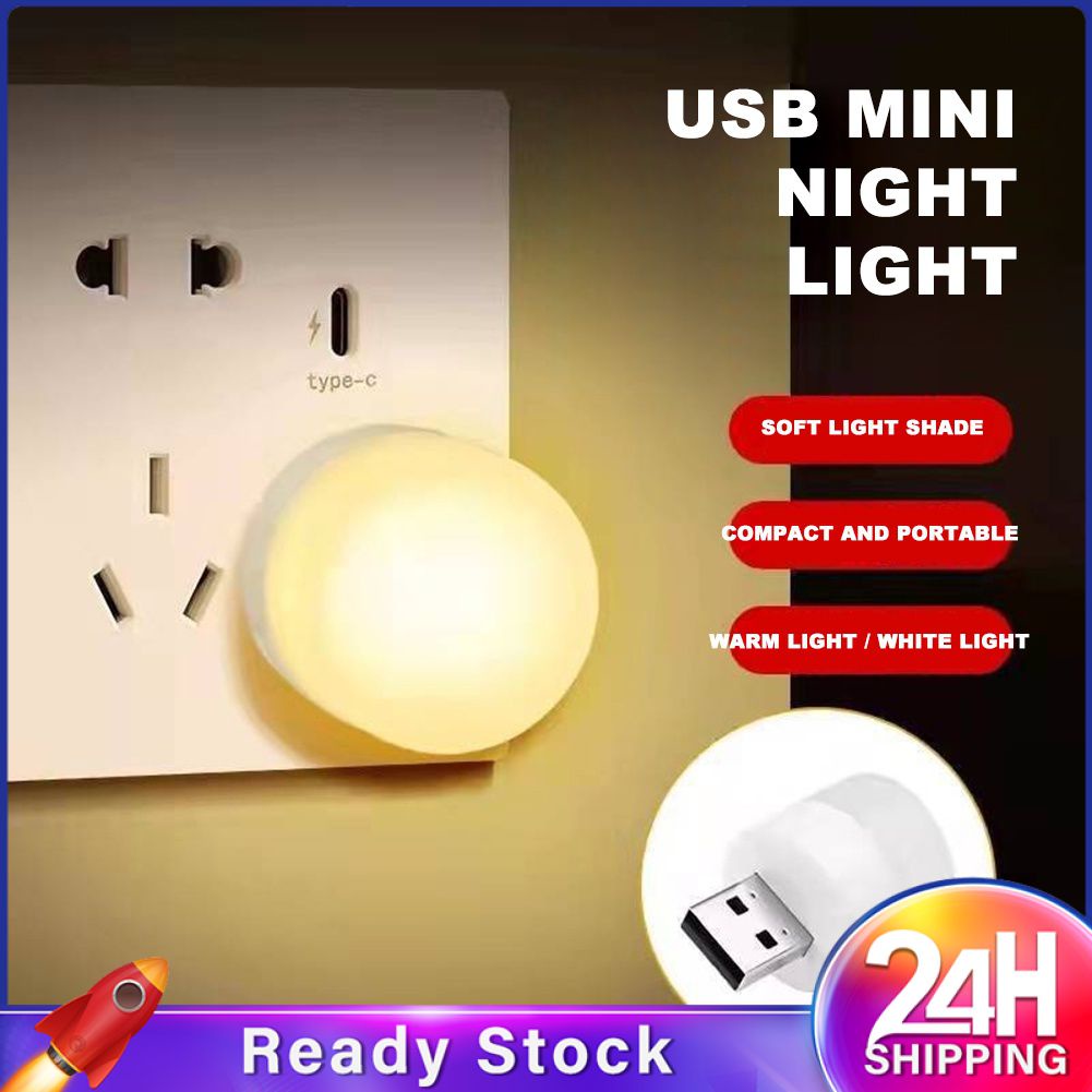 [Đang Giảm Giá] Đèn LED Thích Hợp Cho Nhiều Môi Trường Đèn Cắm USB Thiết Kế Nhỏ Gọn Đèn Ngủ Bảo Vệ Mắt Dễ Dàng Mang Theo Đèn Ngủ USB để đọc Bóng đèn Bàn đa Năng