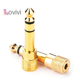 Đầu chuyển đổi giắc cắm 6.5mm sang ổ cắm 3.5mm âm thanh / micro 6.5mm sang 3.5mm chuyên dụng