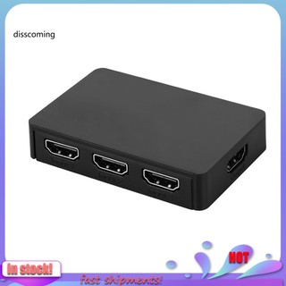 Bộ chia tín hiệu âm thanh / video hdmi 3 cổng độ phân giải cao cho máy tính