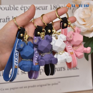 1 móc khóa hình gấu bông dễ thương