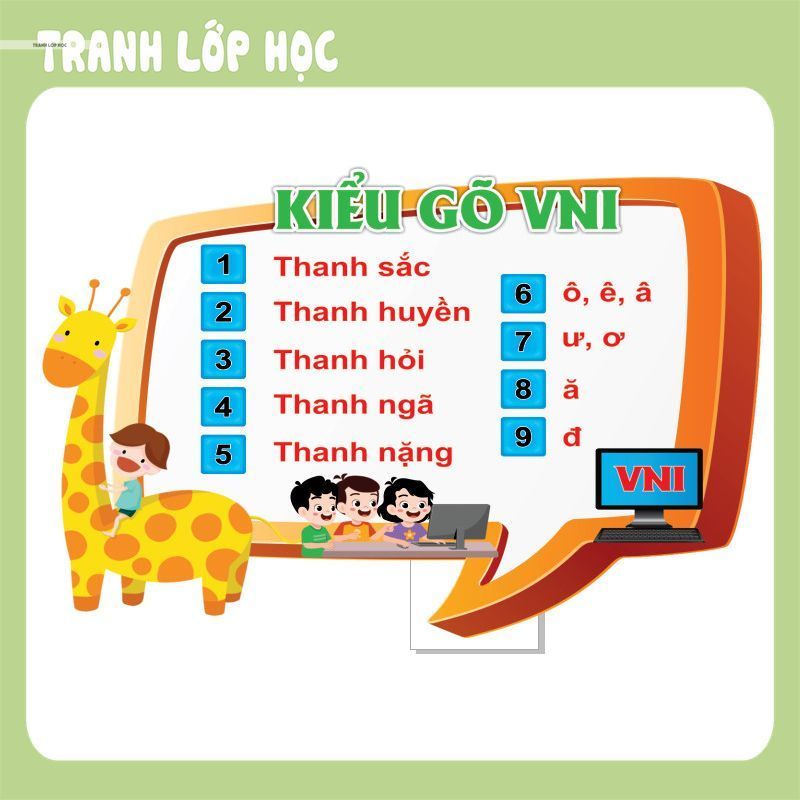Tranh decal TRANG TRÍ PHÒNG TIN HỌC - TH-014