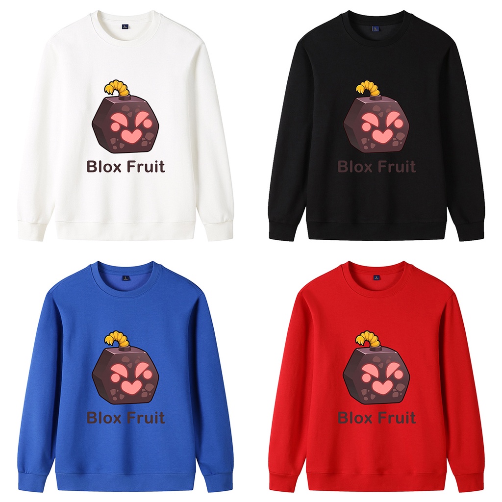 Dingyuan Bomb Fruit Blox Fruit Trẻ Em Quần Áo Trẻ Em Mùa Xuân Phiên Bản Hàn Quốc Bé Trai Dài Tay Áo Bé Gái Đế Áo Hoạt Hình Áo Khoác Áo Khoác