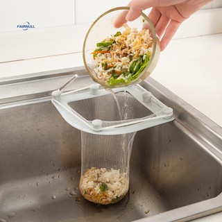 FAIRNULL Túi Lưới Lọc Rác Bồn Rửa Chén 2 Màu Có Thể Tái Sử Dụng