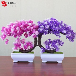 Chậu Cây Bonsai Giả Bằng Nhựa Dùng Trang Trí Bàn