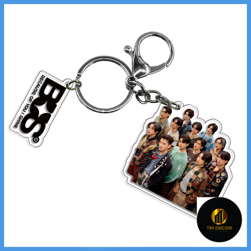 4Eve BUS DICE Acrylic Key Chain Thai idol group Transparent Keyring Hanging Up Keychain TPOP key rin