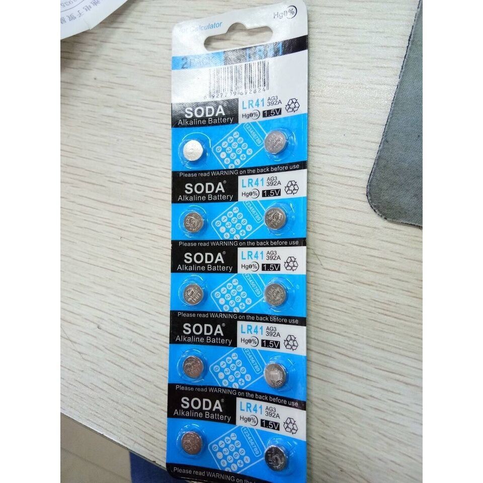 VĨ 10 VIÊN PIN AG3 (LR41)