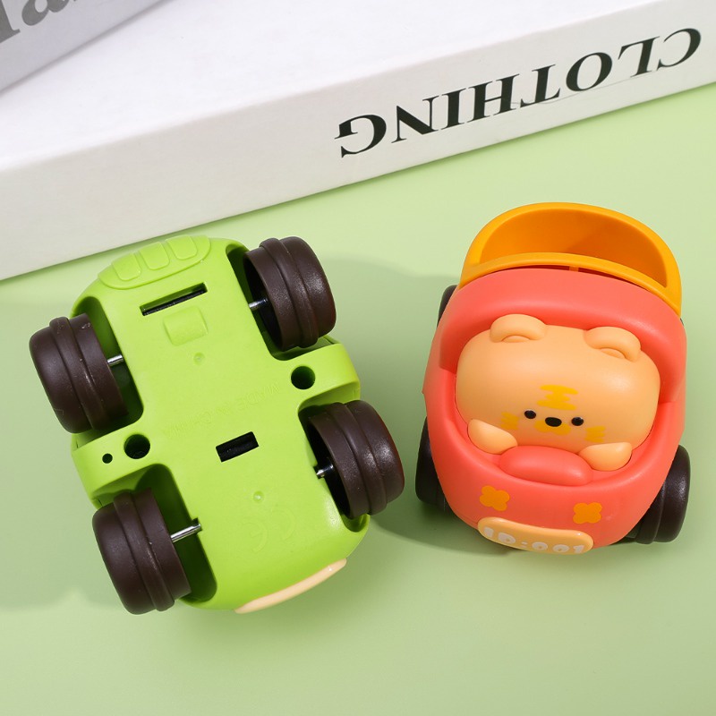 Đồ Chơi Xe Hơi Hoạt Hình mini Tạo Kiểu Thú Cưng Kỹ Thuật Số Di Động Đáng Yêu Cho Bé