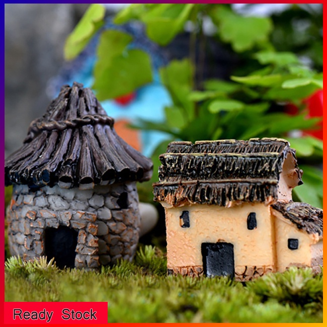 Lk Mô Hình Ngôi Nhà Nhỏ Phong Cách zakka Sáng Tạo Bằng Nhựa resin Thủ Công Trang Trí Tiểu Cảnh