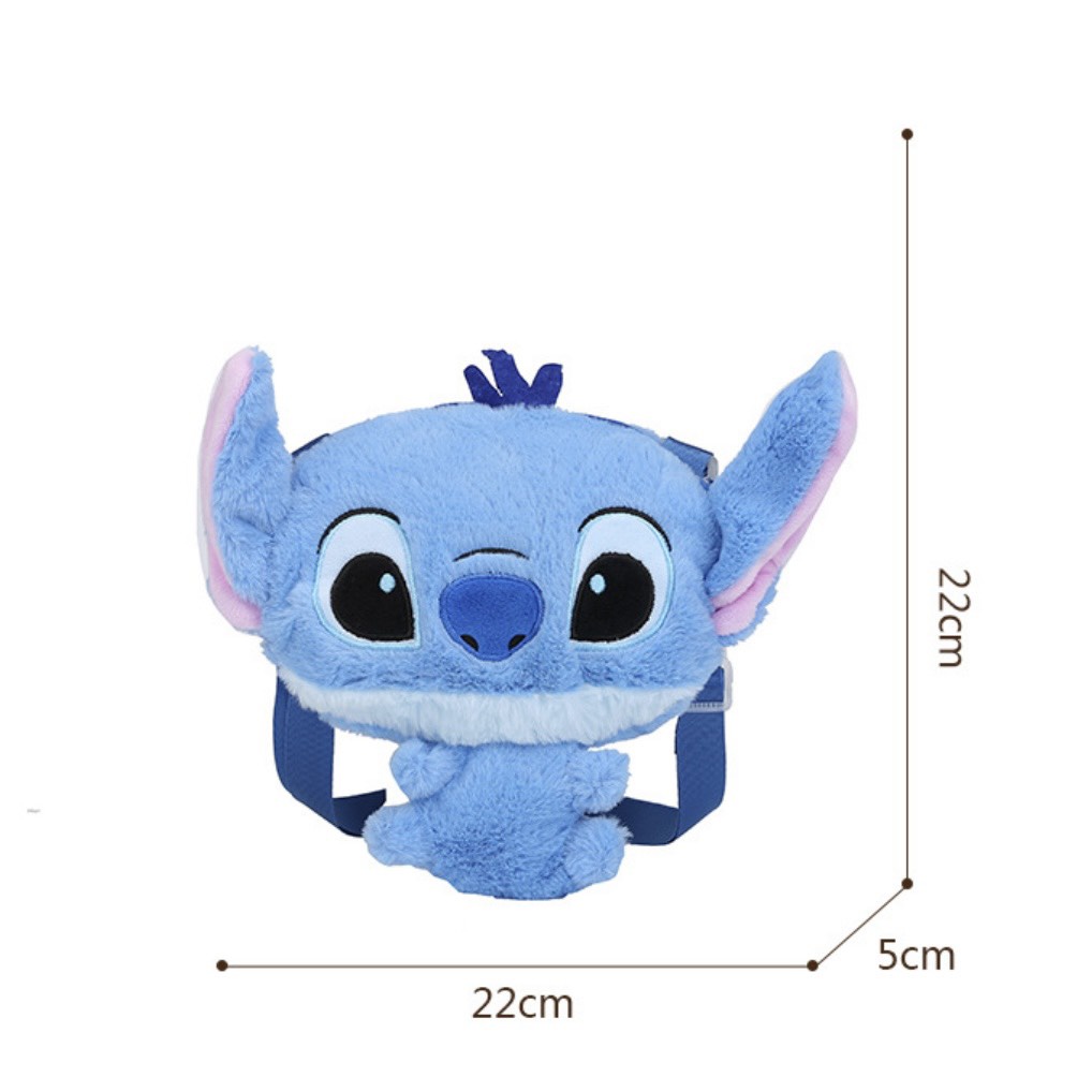 Túi Đeo Chéo Gấu Nhồi Bông Disney Hình Stitch Dễ Thương