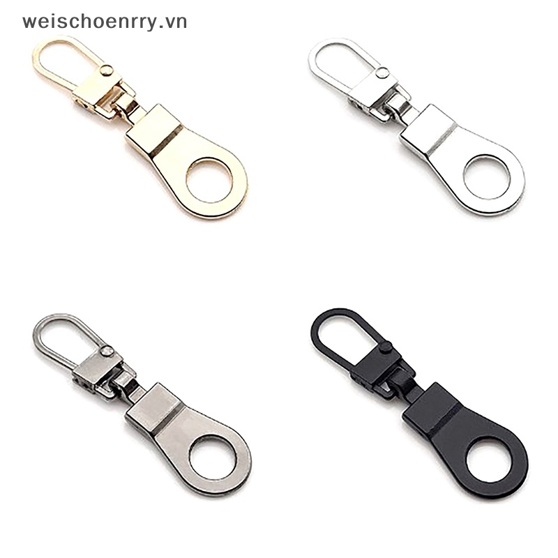 Ww Set 5 Phụ Kiện Khóa Kéo Kim Loại Có Thể Tháo Rời Thay Thế Cho Ba Lô Túi Xách