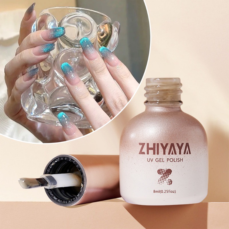 Gel uv Sơn Móng Tay Bán Vĩnh Viễn / Mắt Mèo Lấp Lánh 10 Màu Tùy Chọn