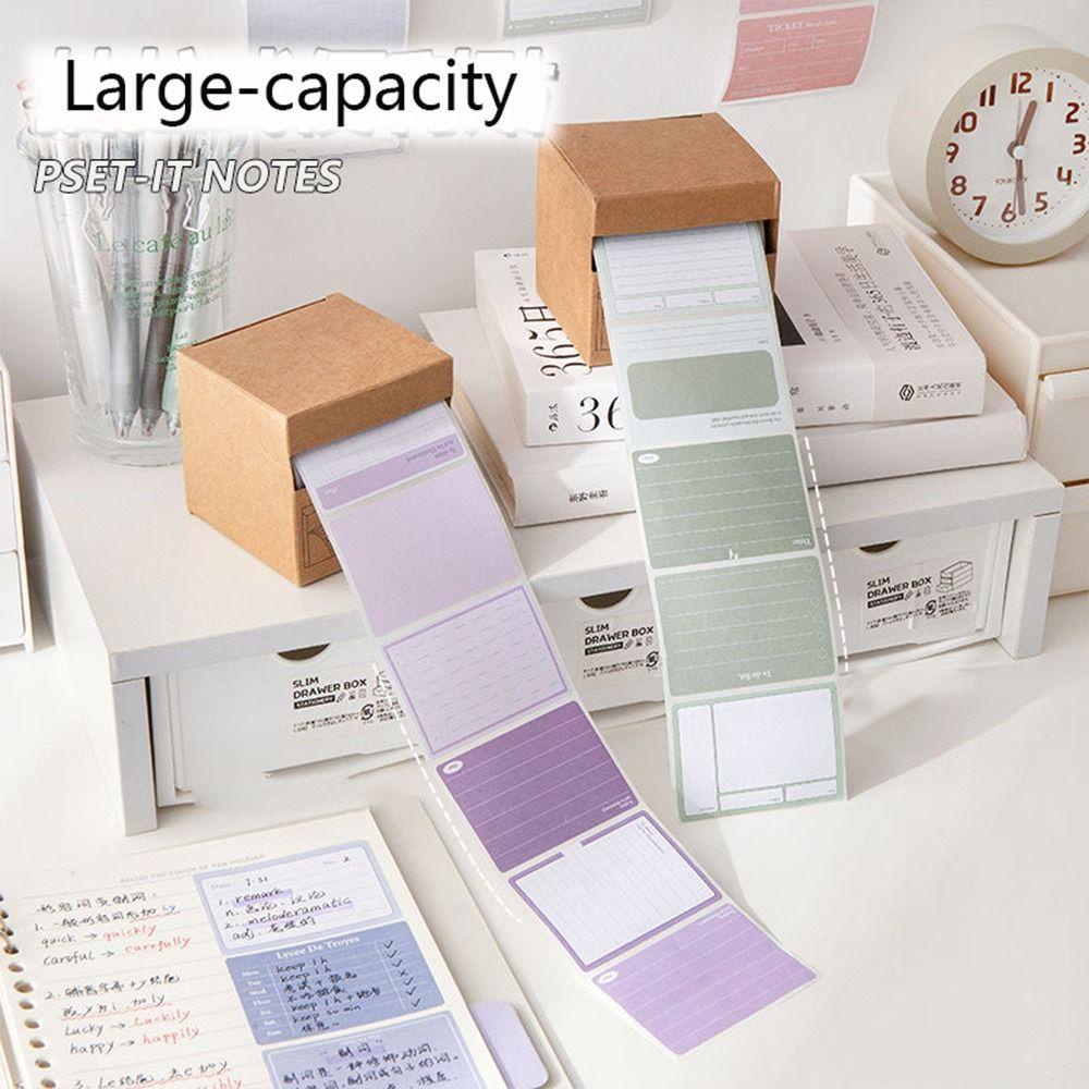 Hộp 256 Miếng Dán Ghi Chú Màu gradient Đơn Giản Sáng Tạo diy