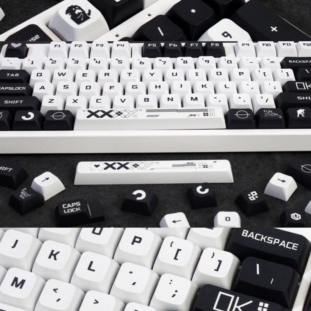 Bộ keycap in CSGO, thăng hoa PBT, XDA9.5mm, 132 phím, thích hợp cho bàn phím trục vệ tinh