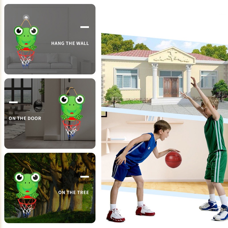 Beibeiyin Đồ Chơi Bóng Rổ Treo Trong Nhà Có Thể Nâng Cao Cho Bé