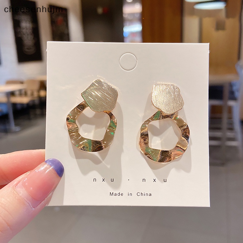 1 Cặp Bông Tai Đính Đá resin Thời Trang Hàn Quốc Dành Cho Nữ