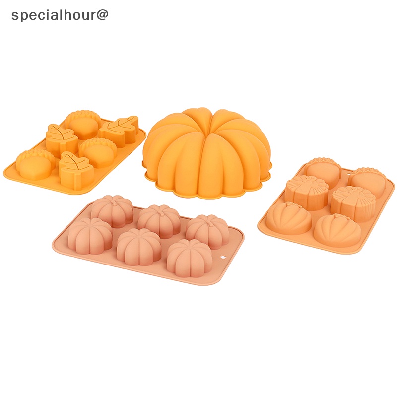 Khuôn Silicon Làm Bánh Kẹo Hình Quả Bí Ngô halloween Mới